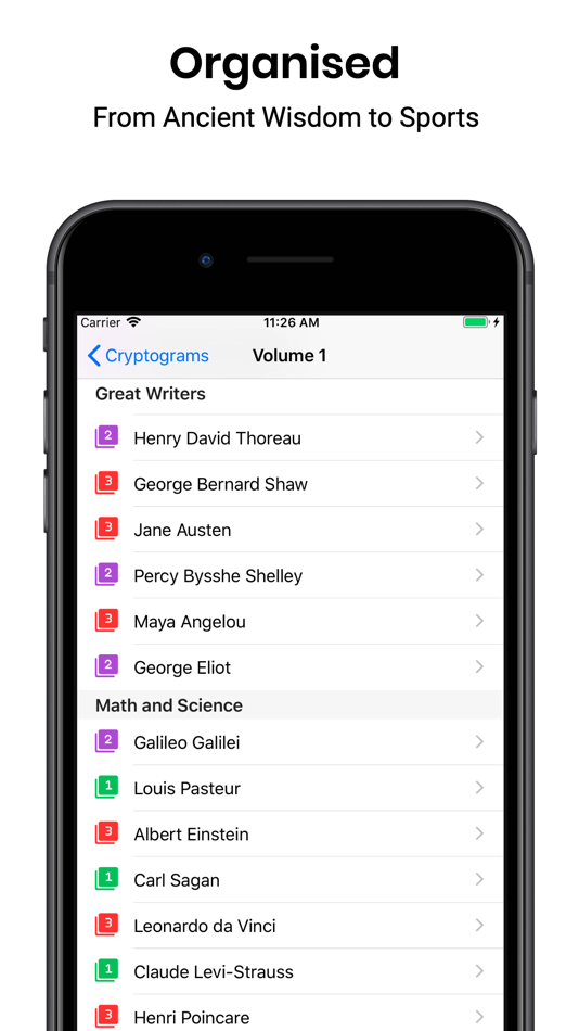 #4. Cryptogram Cryptoquip Puzzles (macOS) Podle: Egghead Games LLC