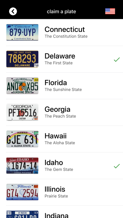 PlateSpot - License Plate Game Screenshot