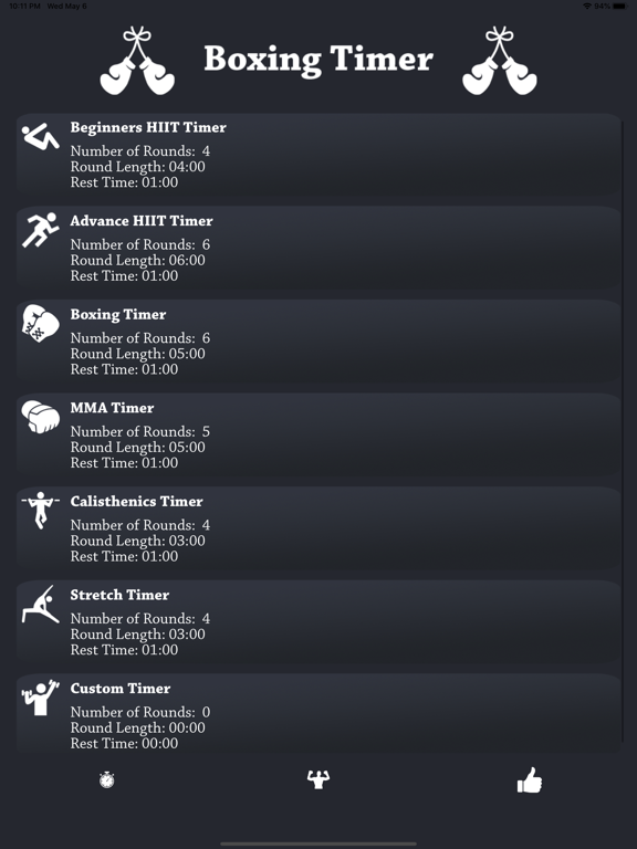 Screenshot #4 pour Boxing Round Interval Timer