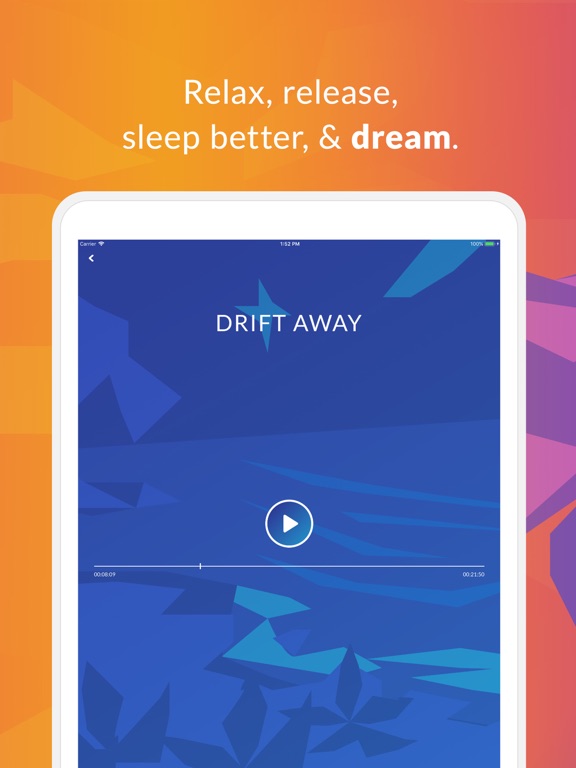Binaural Dream iPad screenshot 2 - Health & Fitness app