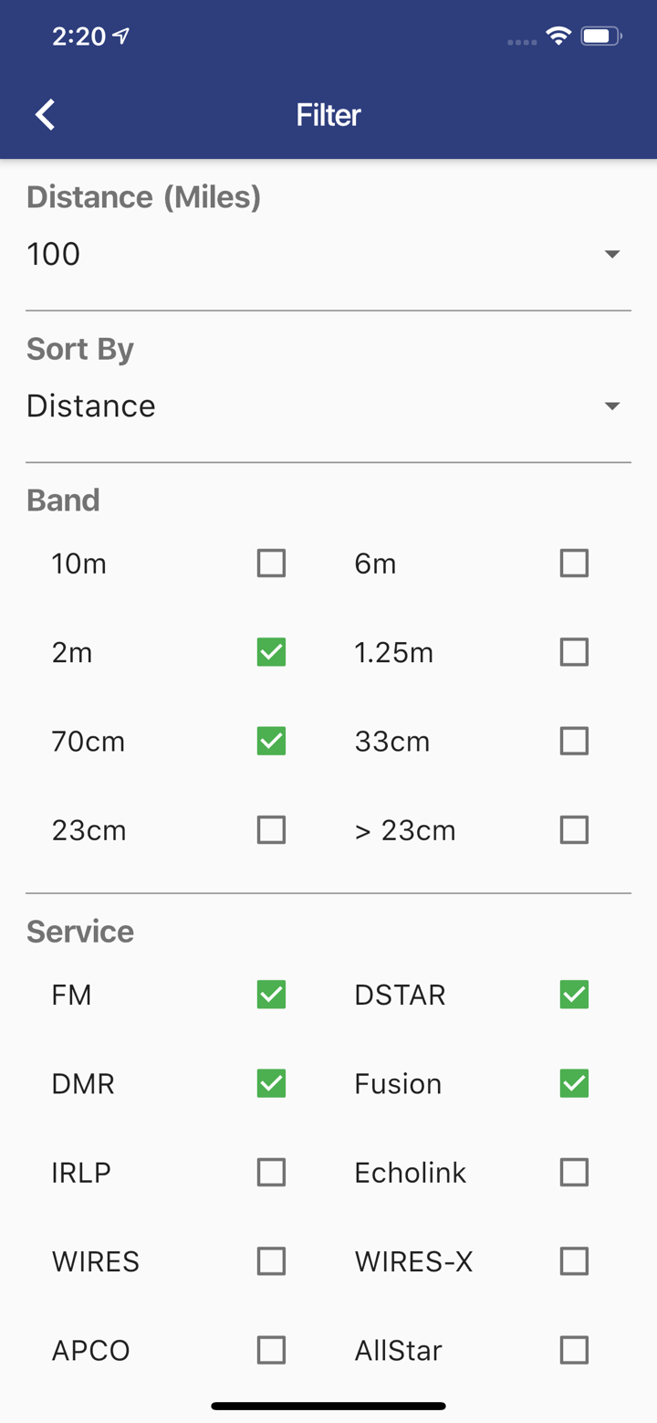 RepeaterBook screenshot 5