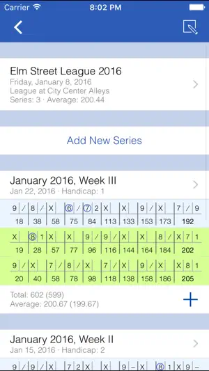 Perfect Game: Bowling Scores screenshot 1