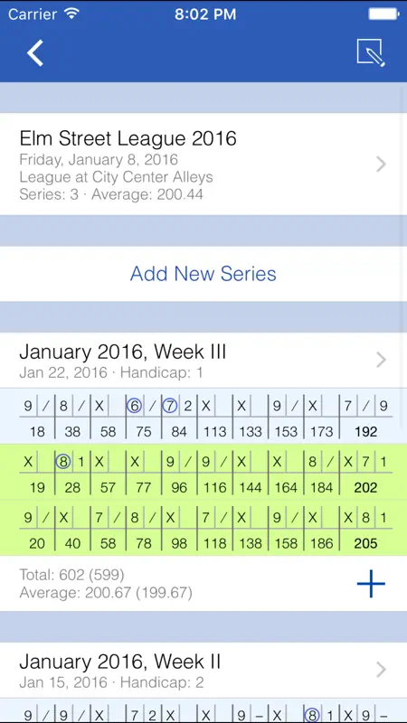 Perfect Game: Bowling Scores screenshot 1 of 5