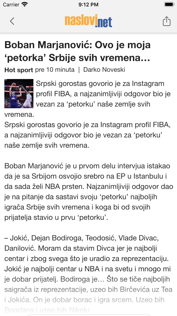 Vesti Srbija - Naslovi.net App Store Data & Revenue, Download Estimates on  App Store