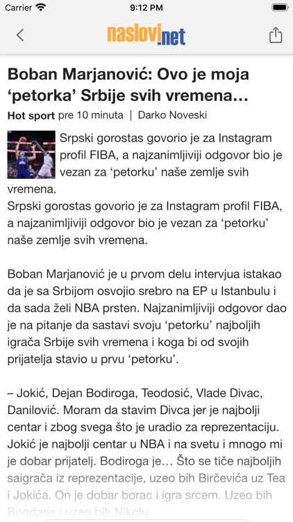 Vesti Srbija - Naslovi.net screenshot-9