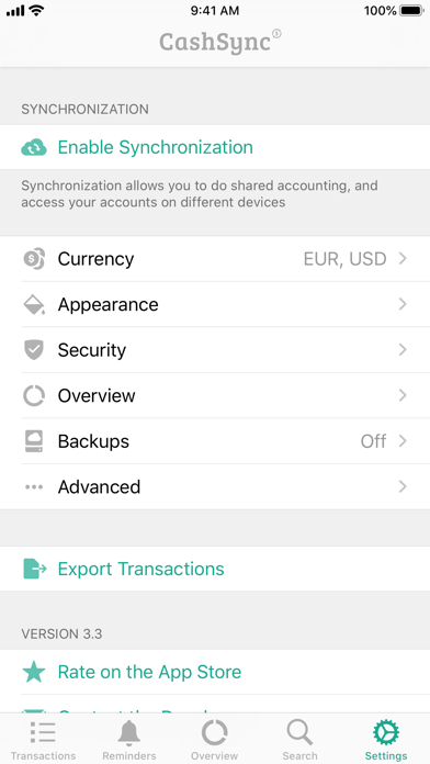 CashSync+PRO: Expense tracking Screenshot