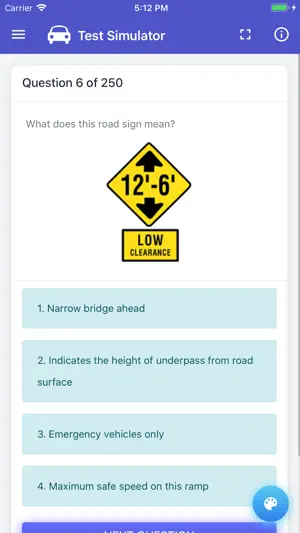 Wyoming DOT Practice Test screenshot 1