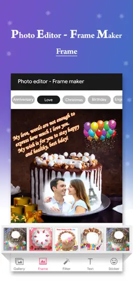 Game screenshot Photo Editor:Frame-Card Maker hack