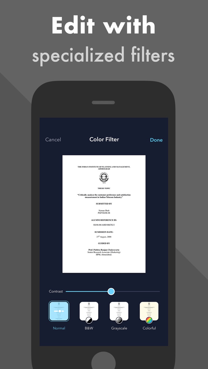 iPhone screenshot