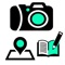 This app allows you to add a short note to an Image that you have just taken or have already stored on your device