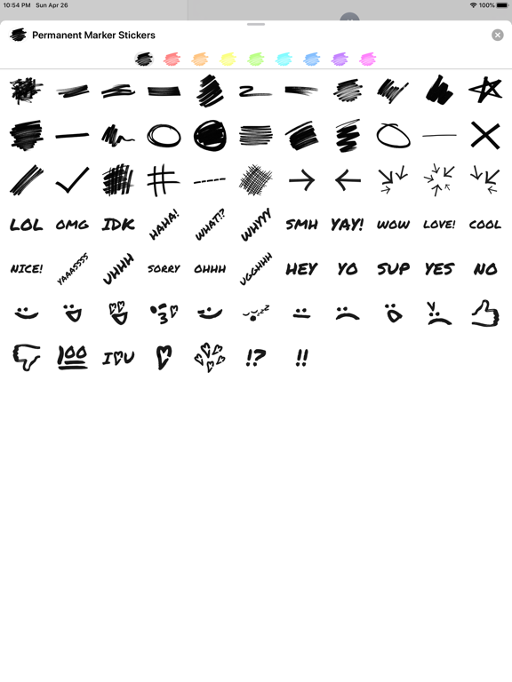 Screenshot #5 pour Permanent Marker Stickers