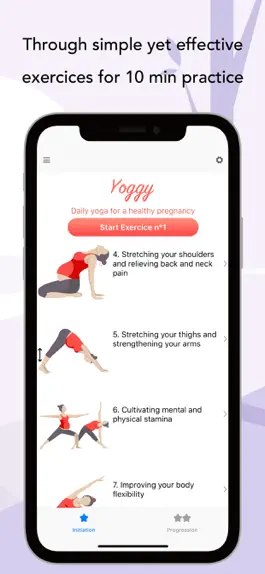 Game screenshot Yoggy: pregnancy yoga workouts apk