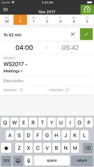 FunkyTime Tracker screenshot 3