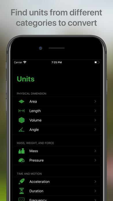 Screenshot #1 pour Units - Simply Convert