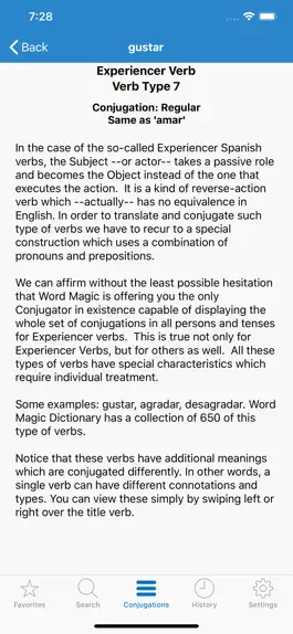 Game screenshot English Spanish Verbs apk