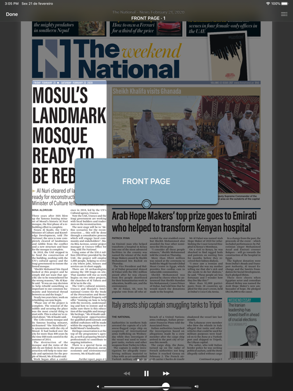 The National E-Reader iPad screenshot 6 - News app