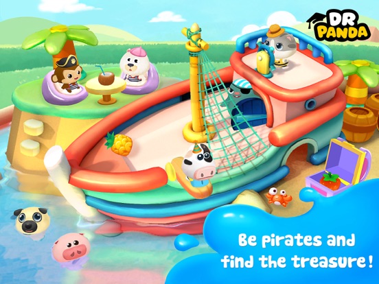 Dr. Panda Swimming Pool iPad screenshot 2 - Education app