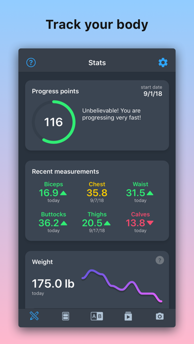 Body tracker: Photo & measure screenshot 3