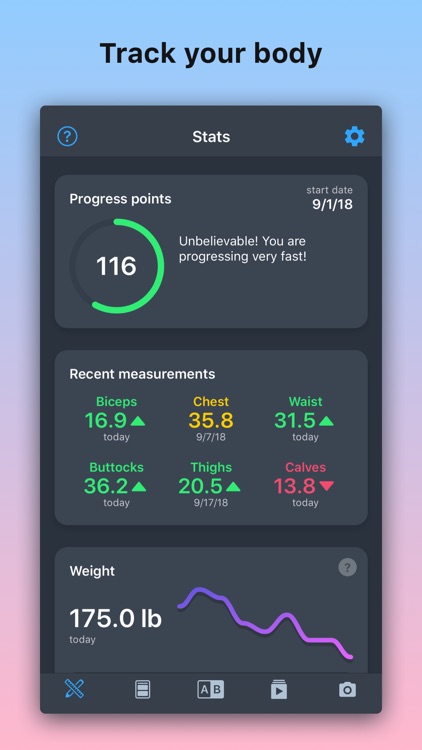 Body tracker: Photo & measure