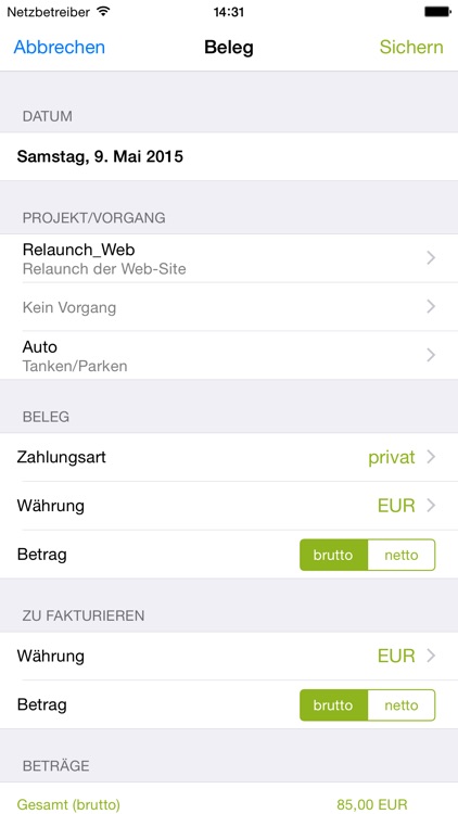 ZEP Timetracking for Projects screenshot-3