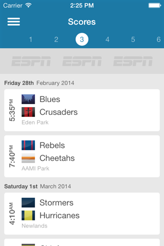 Rugby Live Scores - Rugby Now screenshot 2