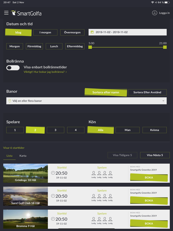 Screenshot #5 pour SmartGolfa