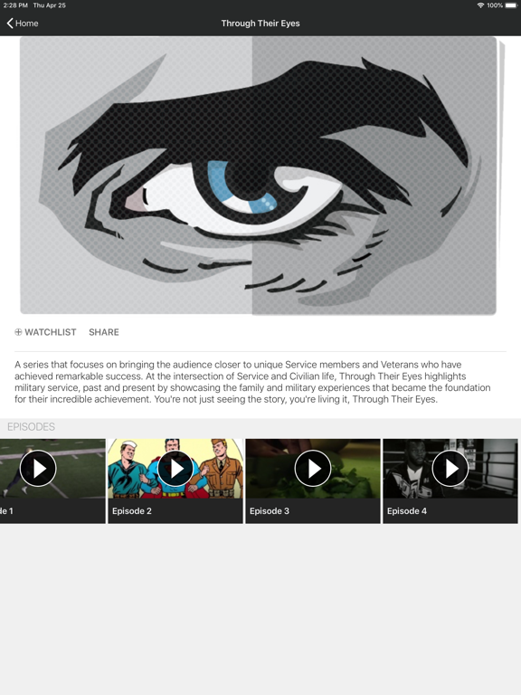 DefenseTV iPad screenshot