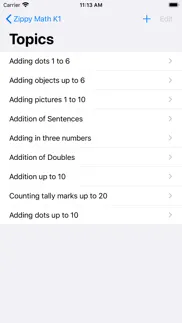 zippy math k1 iphone screenshot 2