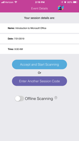 Learning Stream QR Attendance screenshot