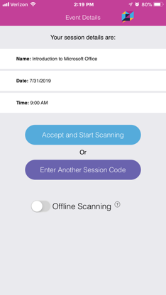 Learning Stream QR Attendance screenshot 2