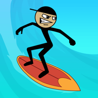 Stickman Surfer