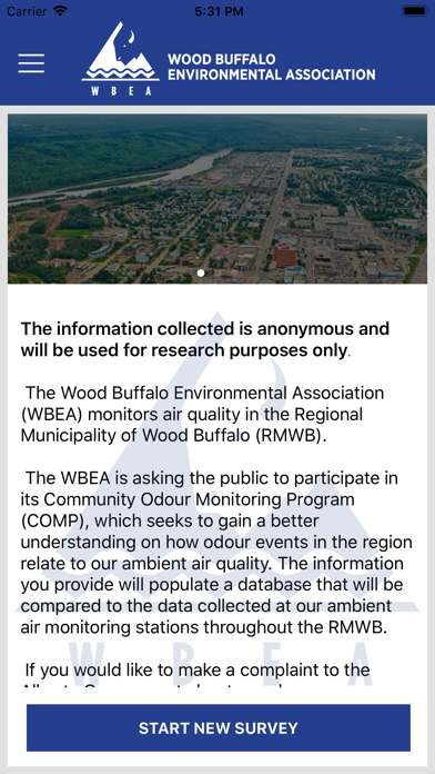 Screenshot #1 pour COMP Odour Survey
