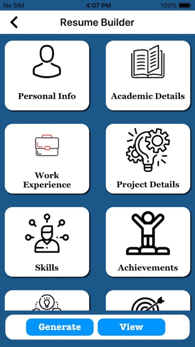 Screenshot #3 pour Nithra Resume Builder
