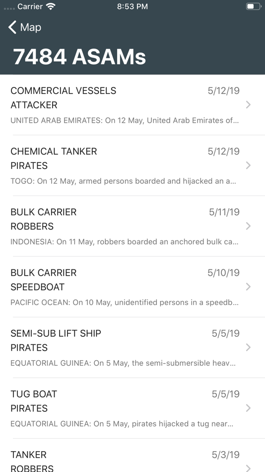 #4. ASAM (iOS) 由: National Geospatial-Intelligence Agency