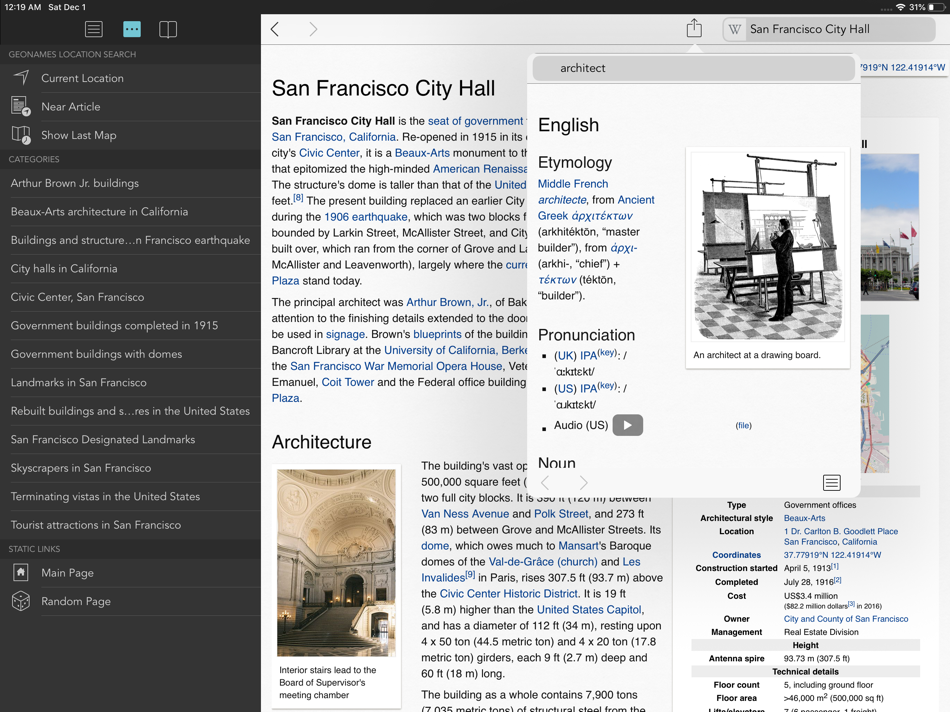 #5. Wikipanion for iPad (iOS) 由: Robert Chin