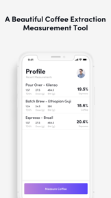 Optimal Coffee Extraction screenshot