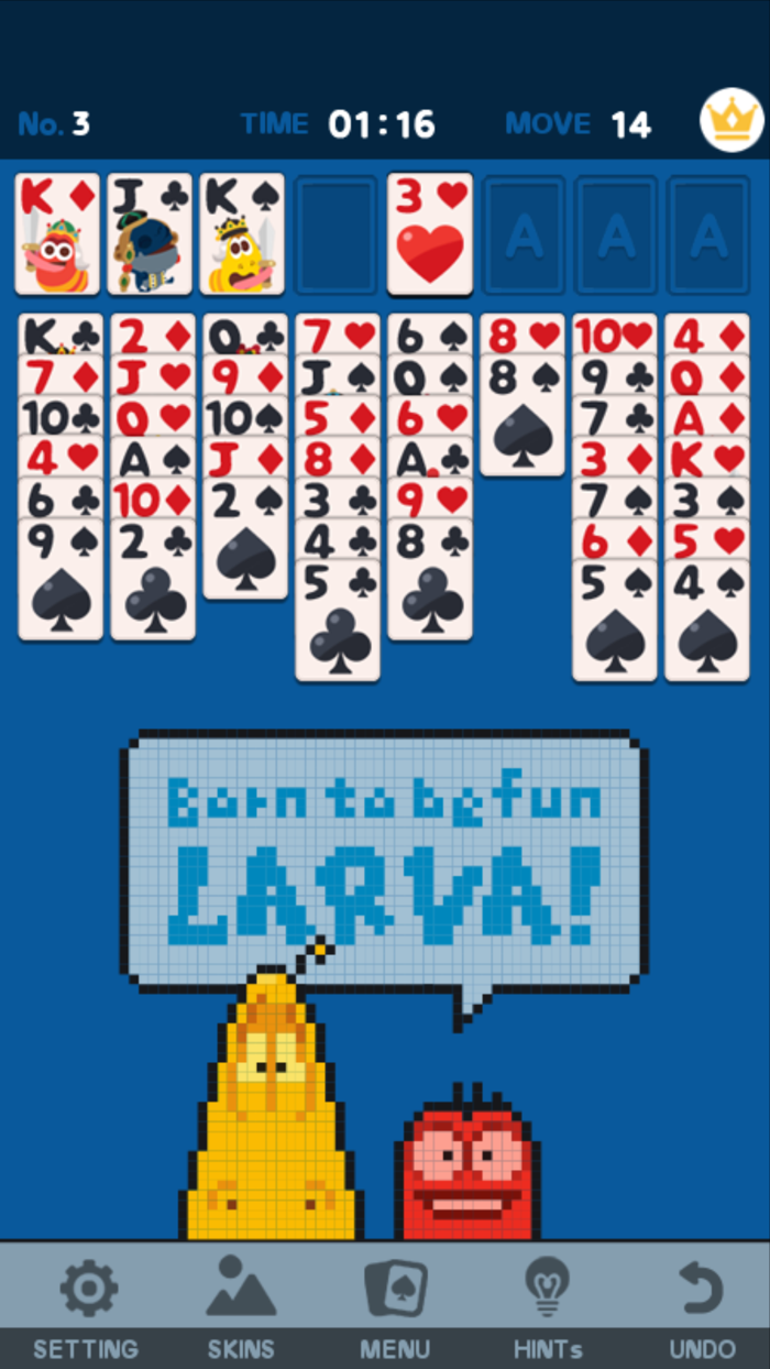 Larva Freecell Card Game