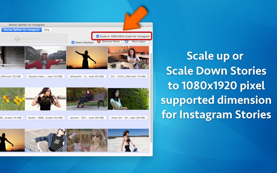 #3. Stories Split for Social Media (macOS) Podle: Nikhil Anshuman