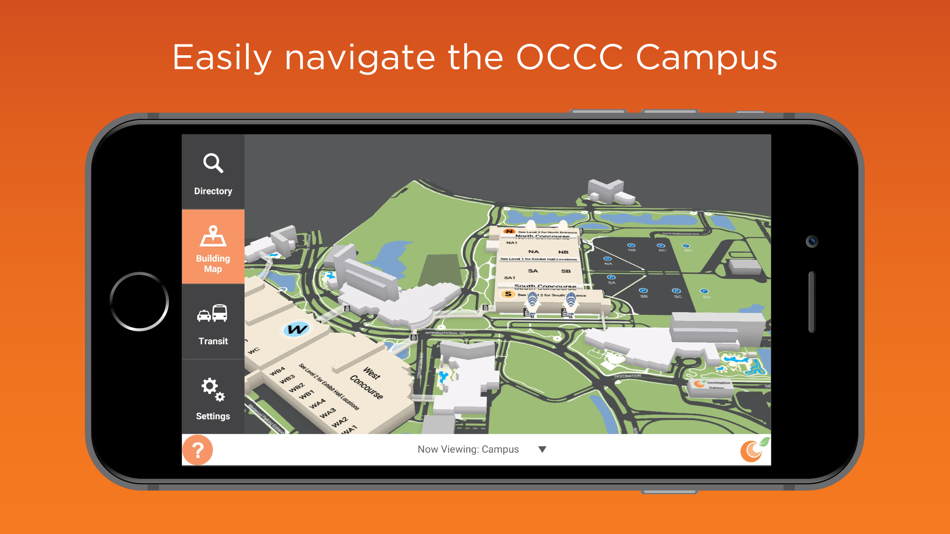 #1. OCCC Campus Wayfinding (iOS) 来自: Orange County Government