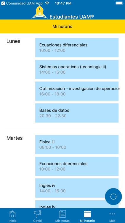 Estudiantes UAM App screenshot-4