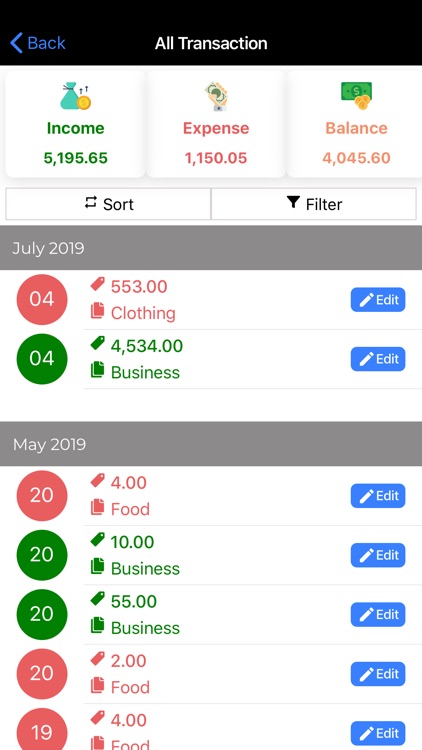 Expense Manager, Money Manager