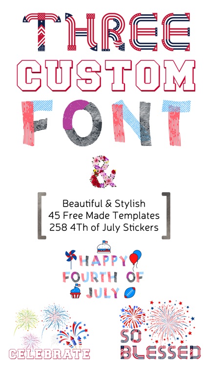 4th of July - CUstom FONt