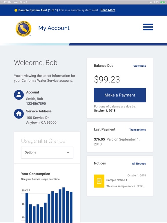 Screenshot #4 pour California Water Service