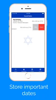 jewish calendar and dates iphone screenshot 4