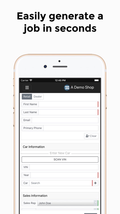 Shop Manager App