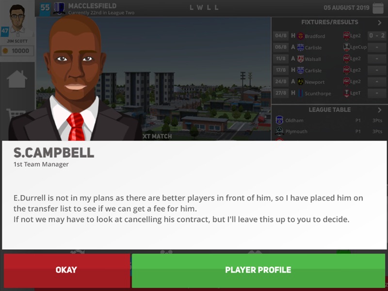 Club Soccer Director 2020 screenshot 12