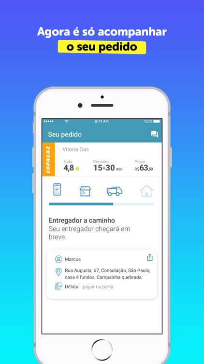 Chama - Entrega de Gás Online screenshot-3