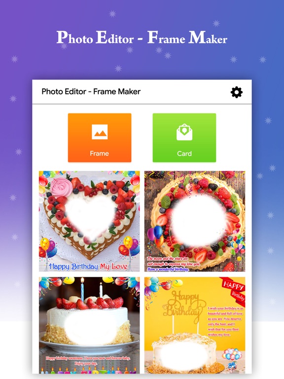 Screenshot #4 pour Photo Editor:Frame-Card Maker