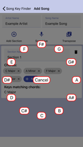Song Key Finder screenshot
