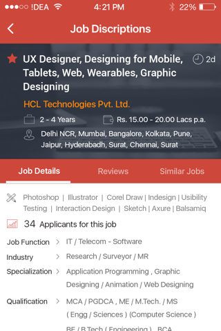 TimesJobs screenshot 2